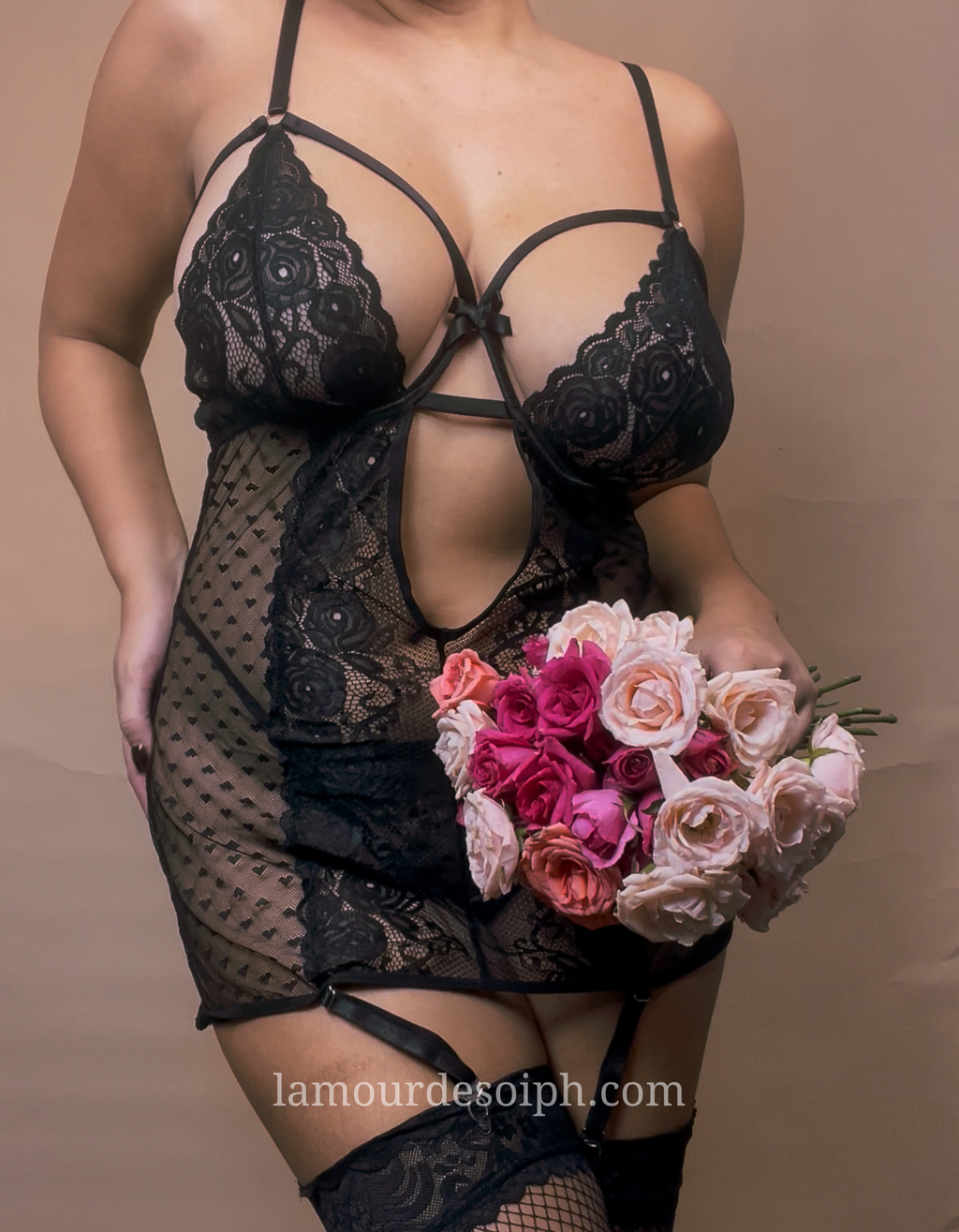 (XL-4XL) Desiree Lingerie/Body Stocking