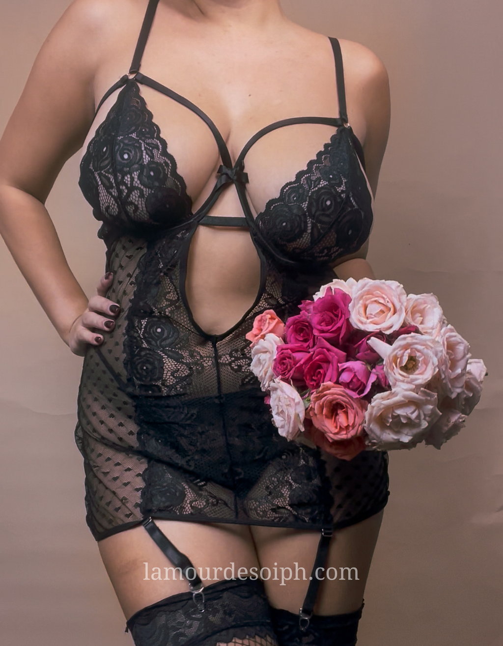 (XL-4XL) Desiree Lingerie/Body Stocking