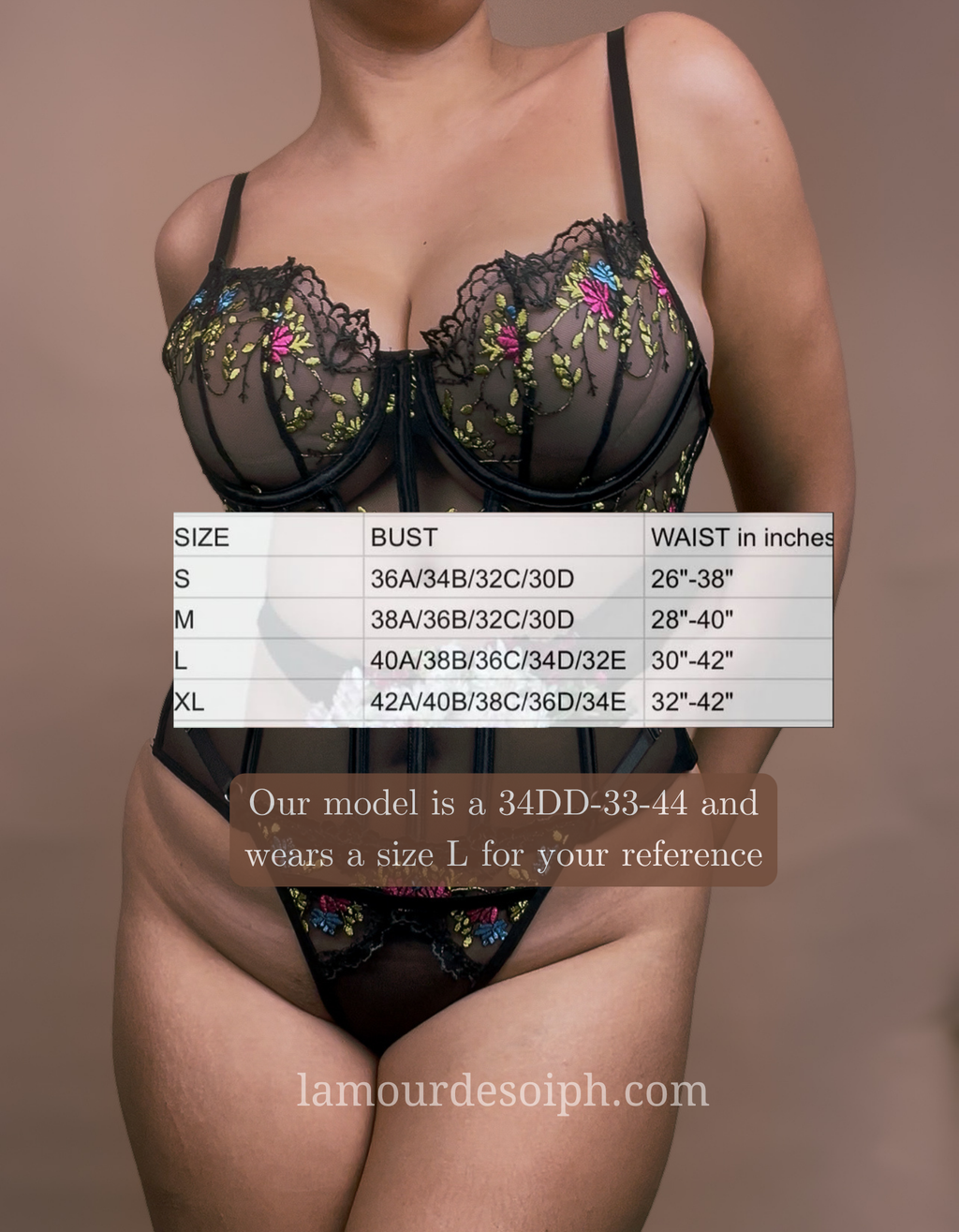 Adriana Bustier Lingerie Set