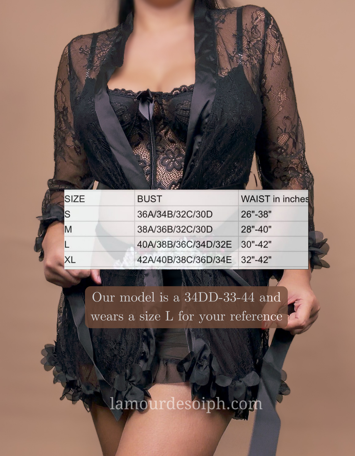 Valerie Lingerie Dress Robe Set