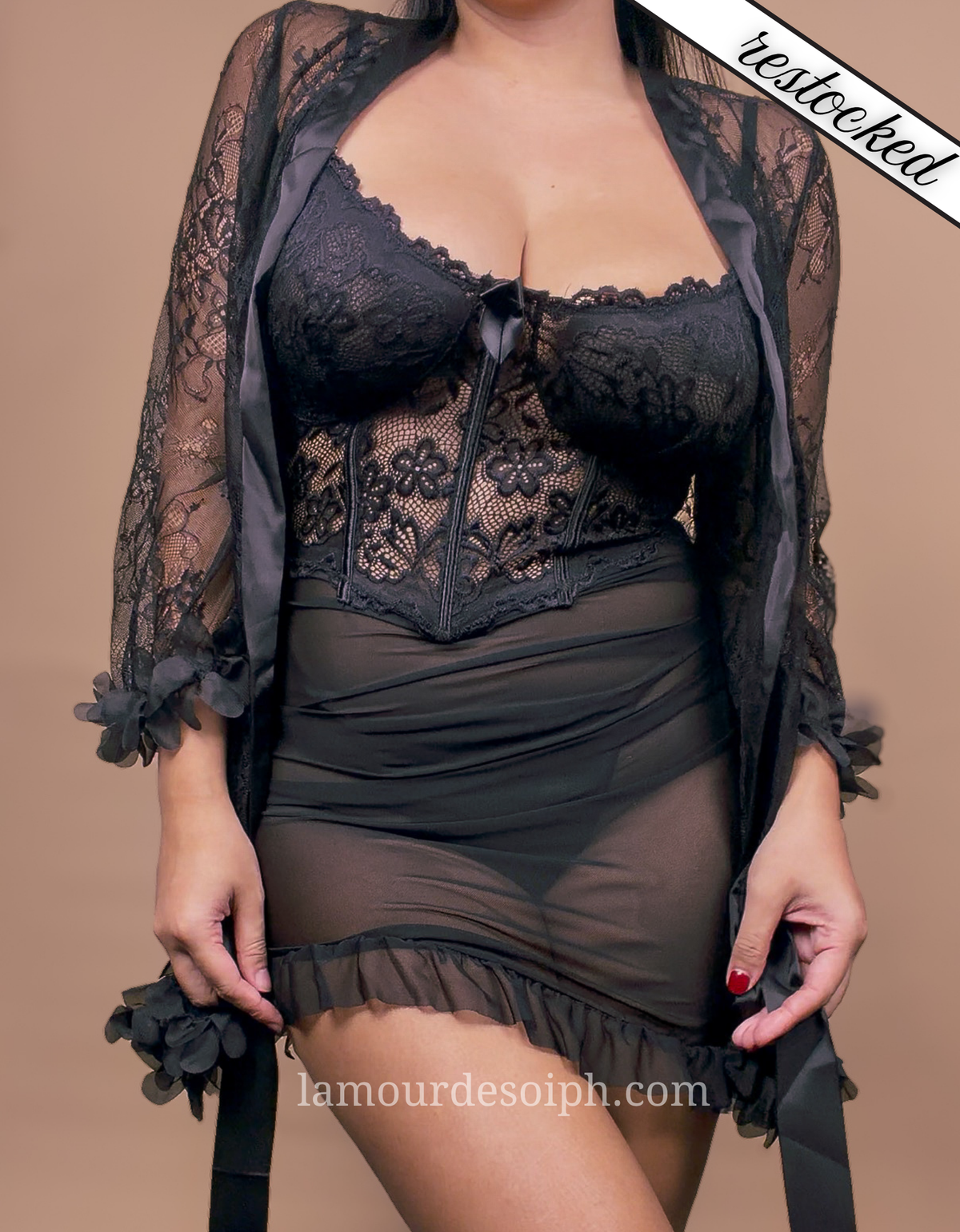 Valerie Lingerie Dress Robe Set