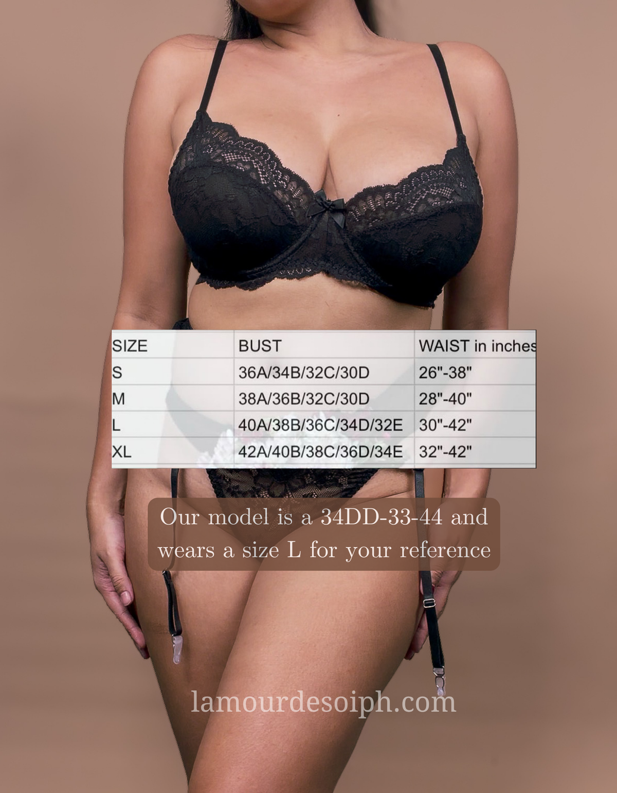 Sophia Lingerie Set w/stockings