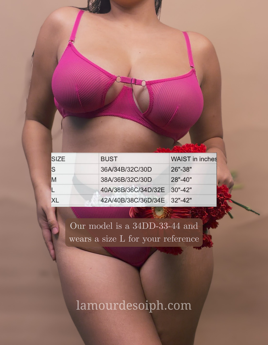 (S-2XL) Dominique Lingerie Set