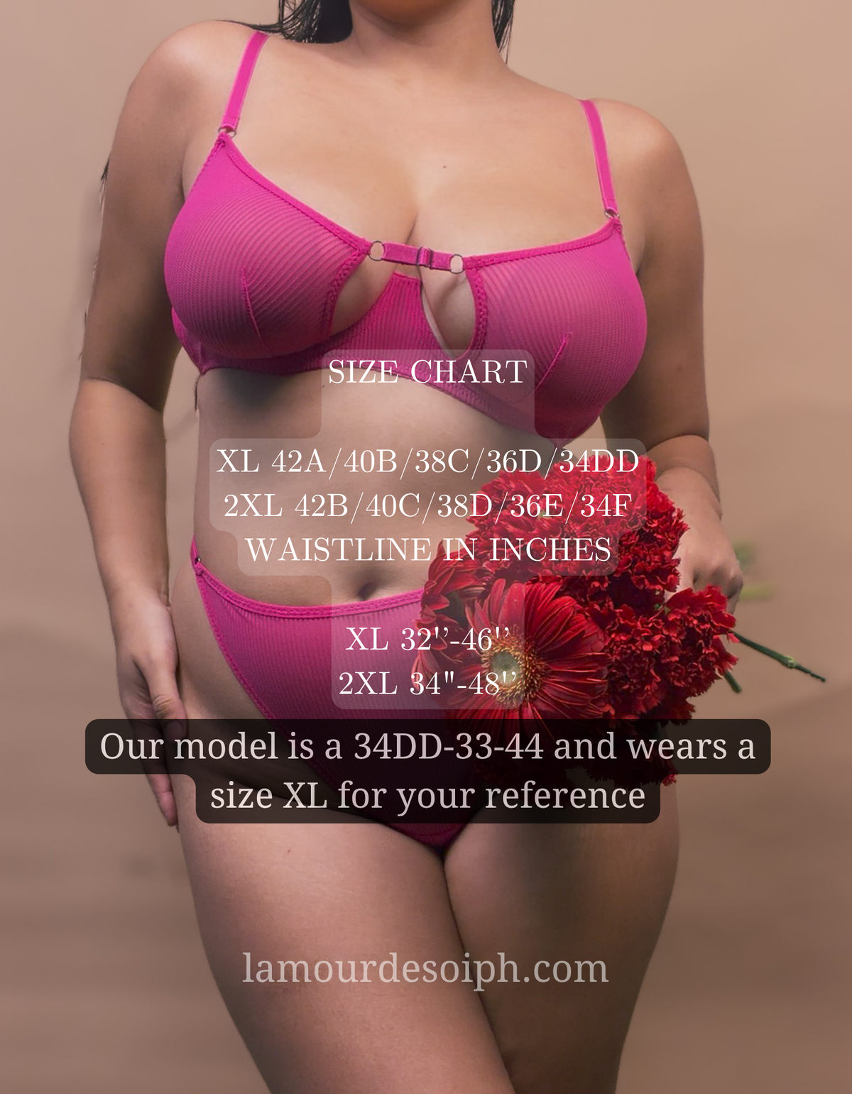 (S-2XL) Dominique Lingerie Set
