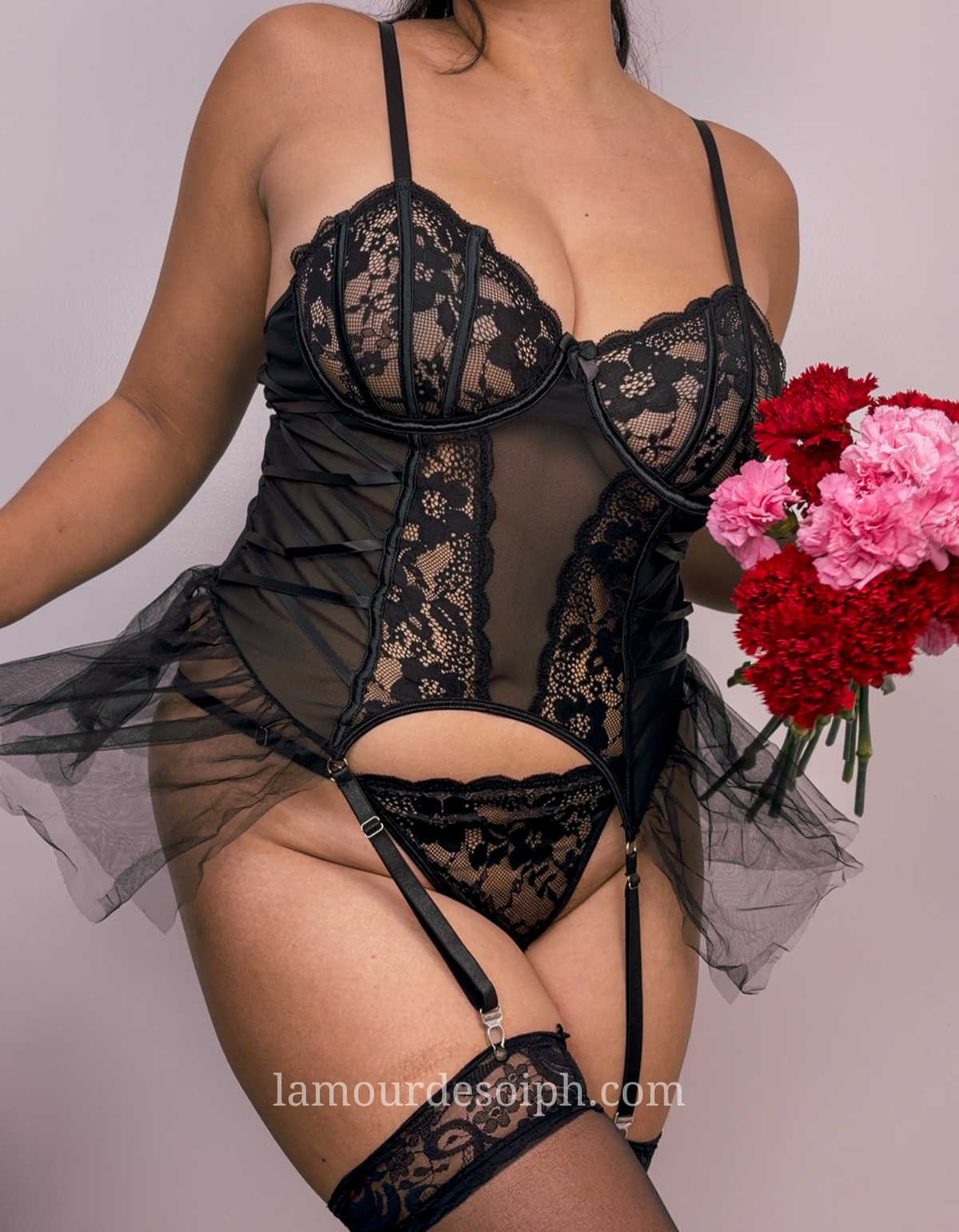 Margaux Lingerie Set w/stockings
