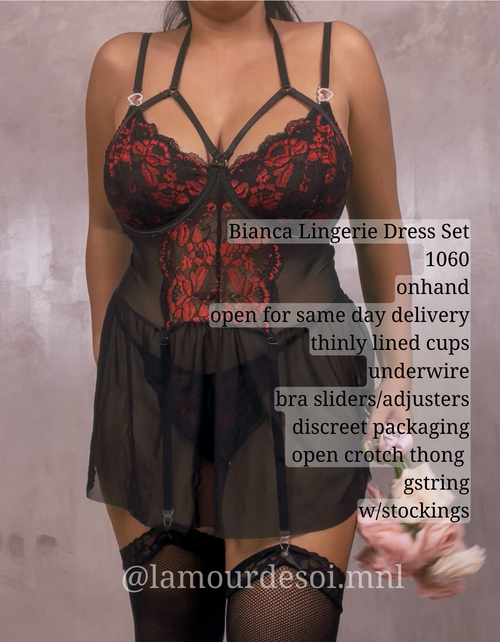 (PLUS SIZE)Bianca Lingerie Set