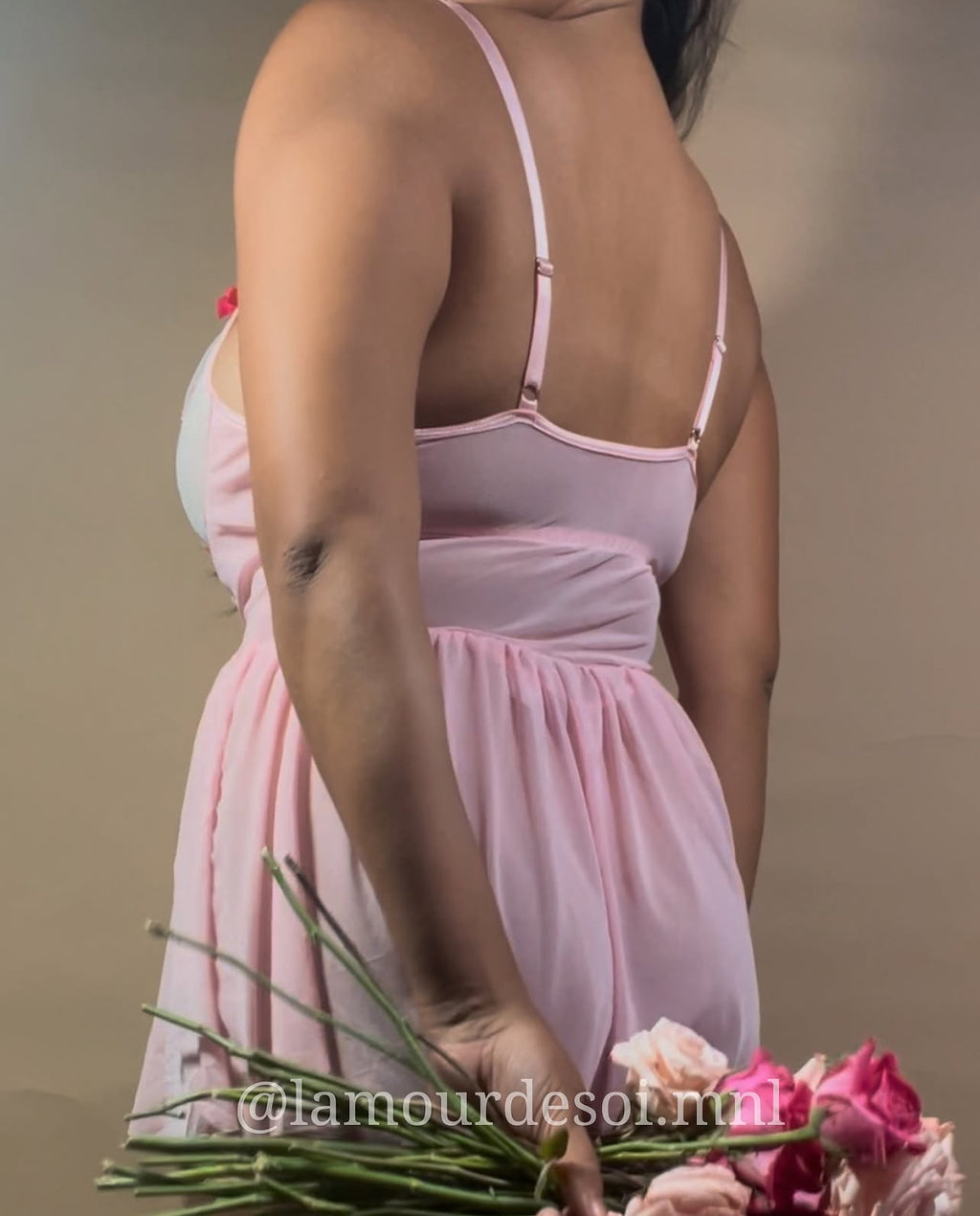 Mariel Lingerie Babydoll Dress Set