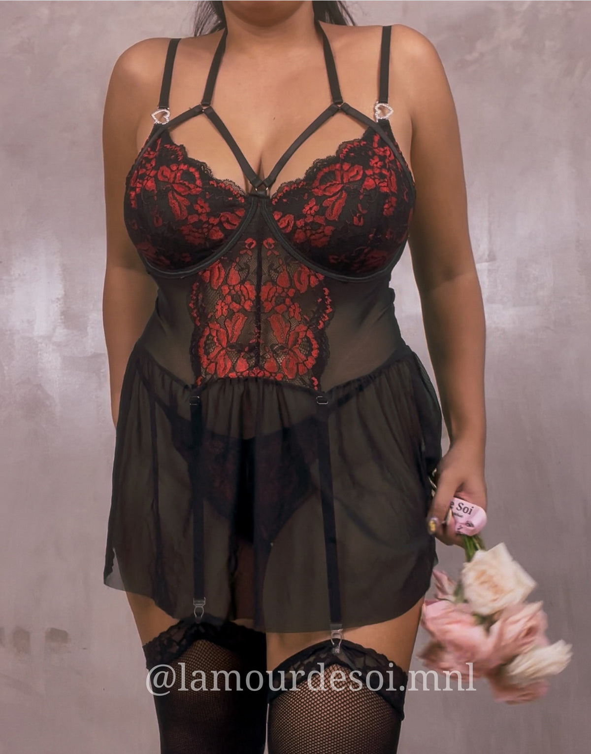 (PLUS SIZE)Bianca Lingerie Set