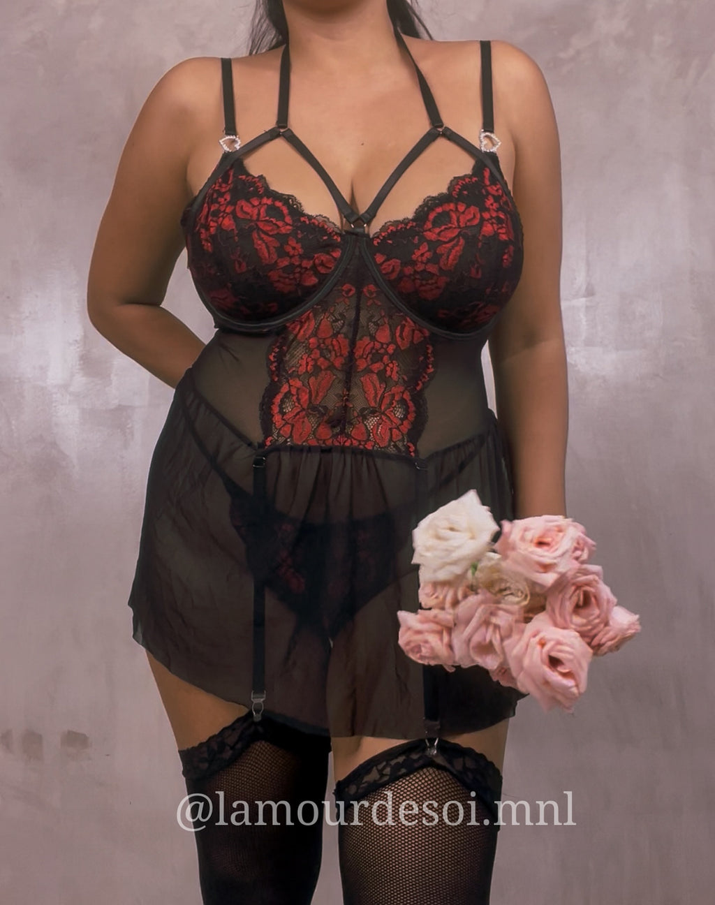 (PLUS SIZE)Bianca Lingerie Set