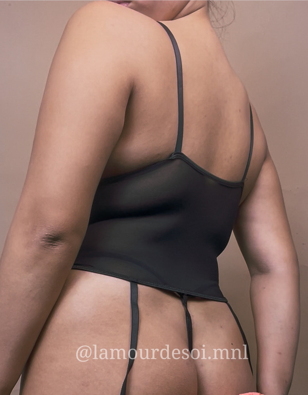 Raven Lingerie Set w/stockings
