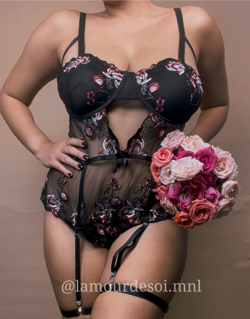 (PLUS SIZE)Sasha Teddy Bodysuit