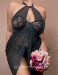 (PLUS SIZE)Stephanie Lingerie Dress Set