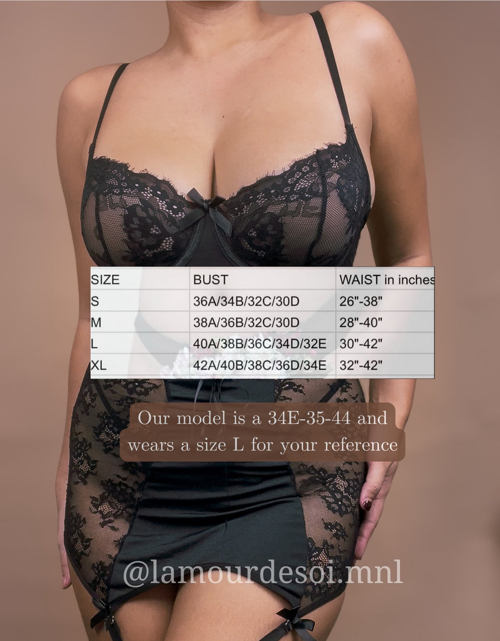 Charlie Lingerie Dress w/stockings