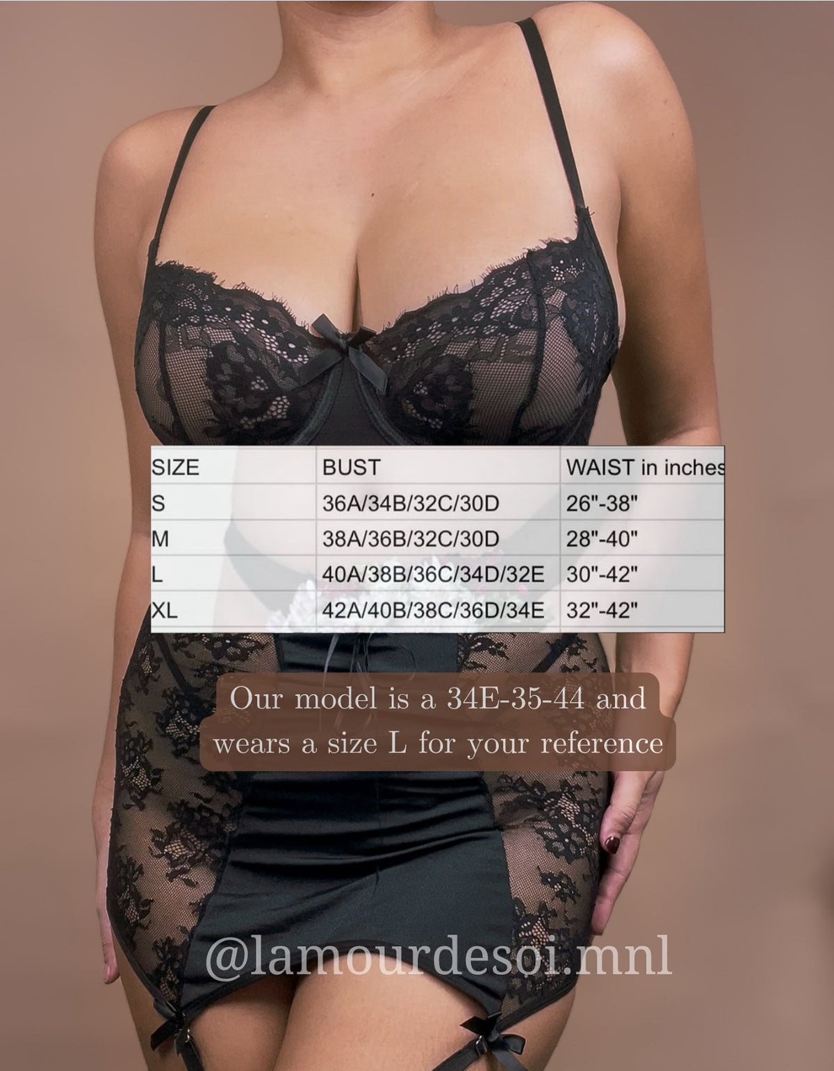 Charlie Lingerie Dress w/stockings
