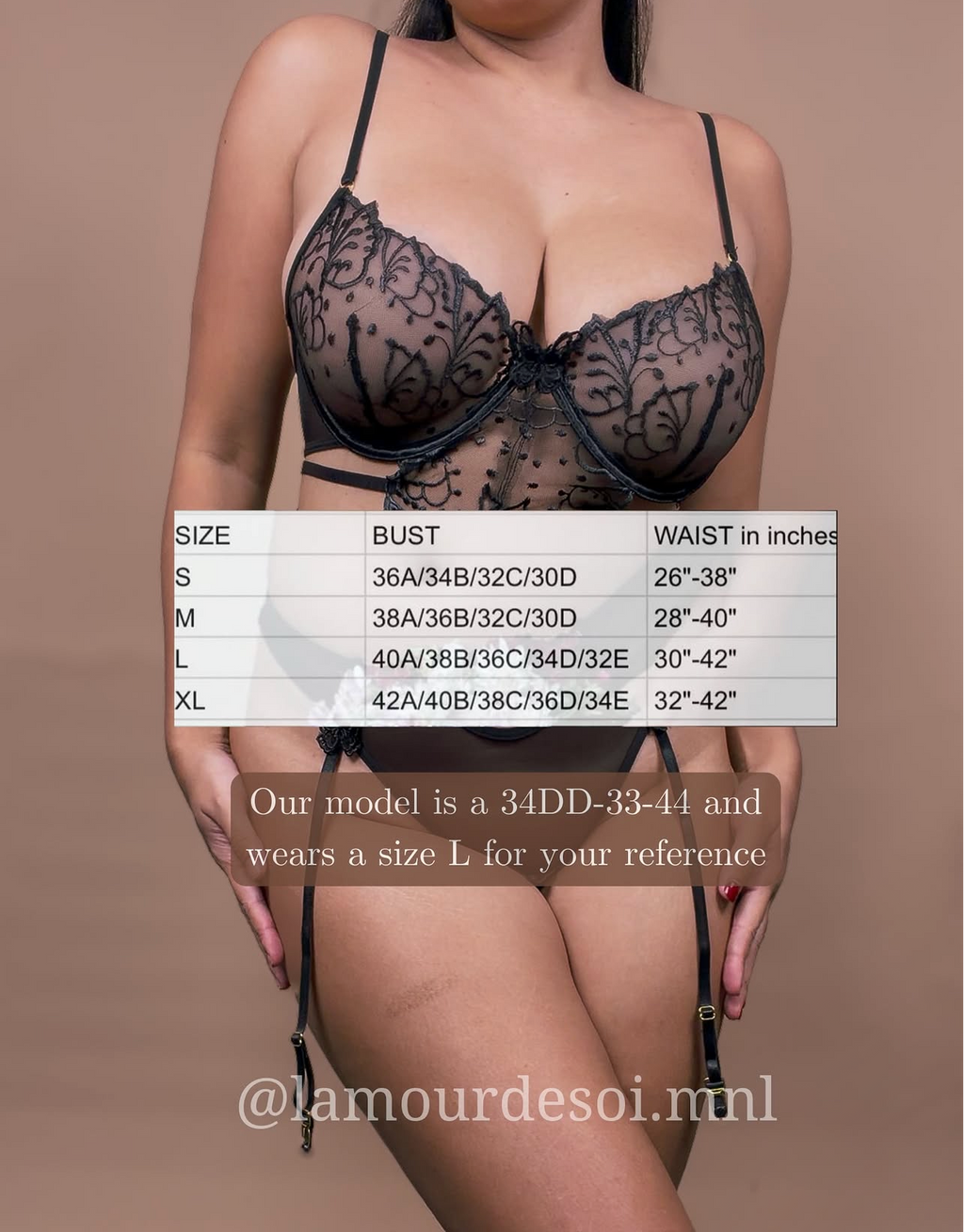 Tracey Teddy Bodysuit w/stockings