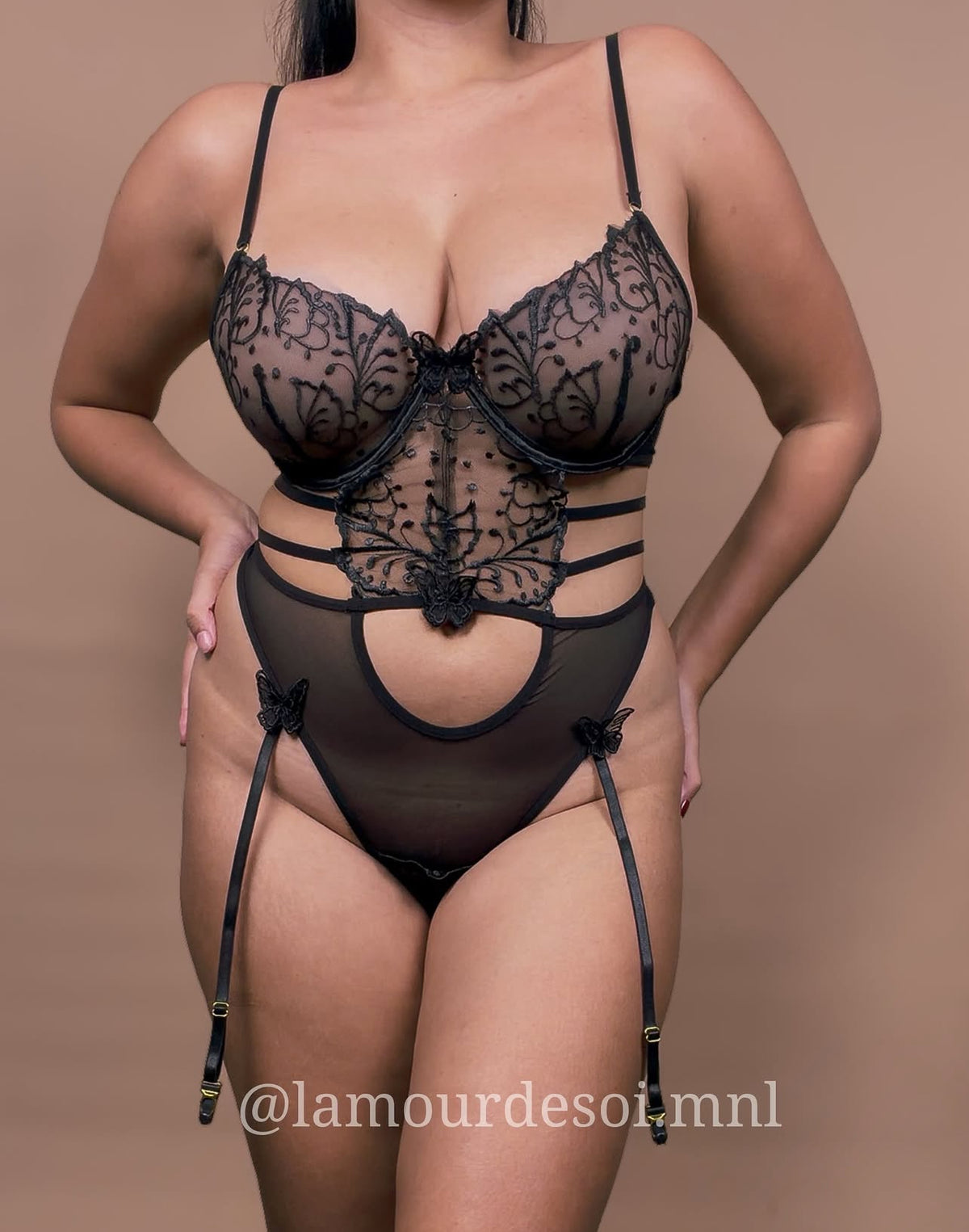Tracey Teddy Bodysuit w/stockings