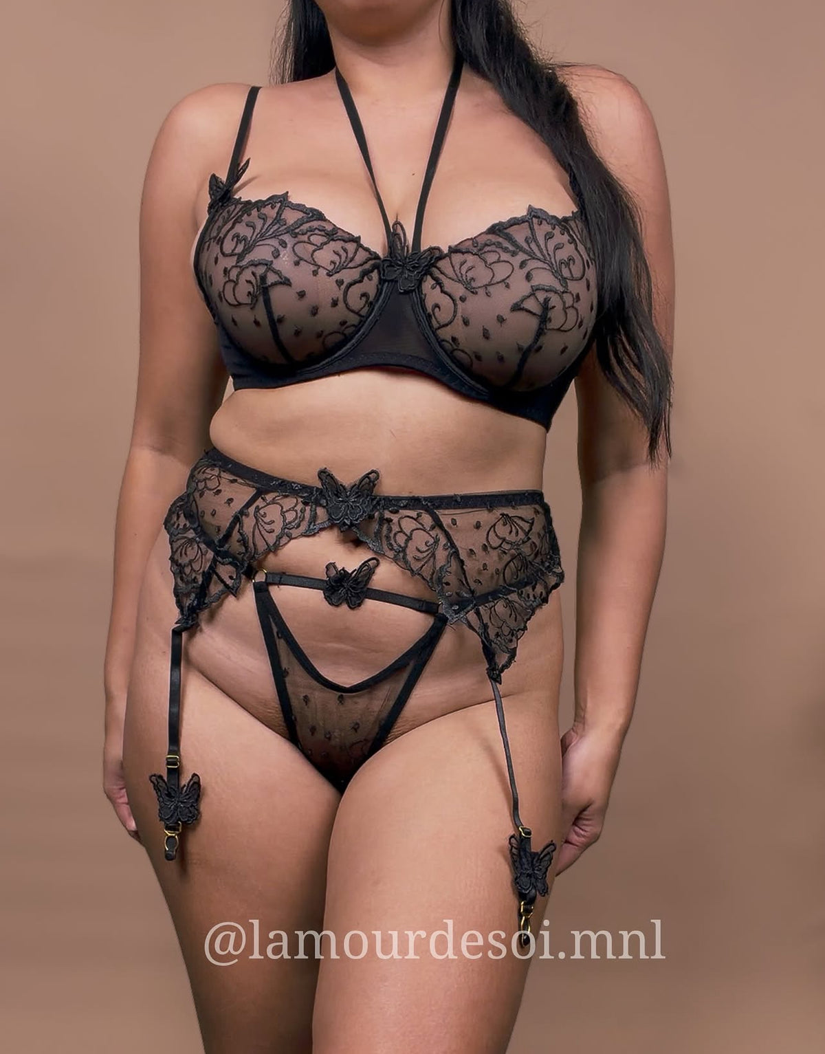 Mariposa Lingerie Set w/stockings