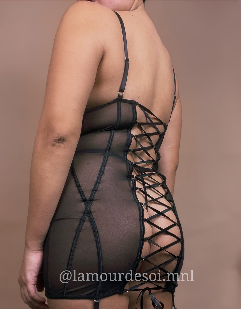 Adriana Lingerie Dress w/stockings